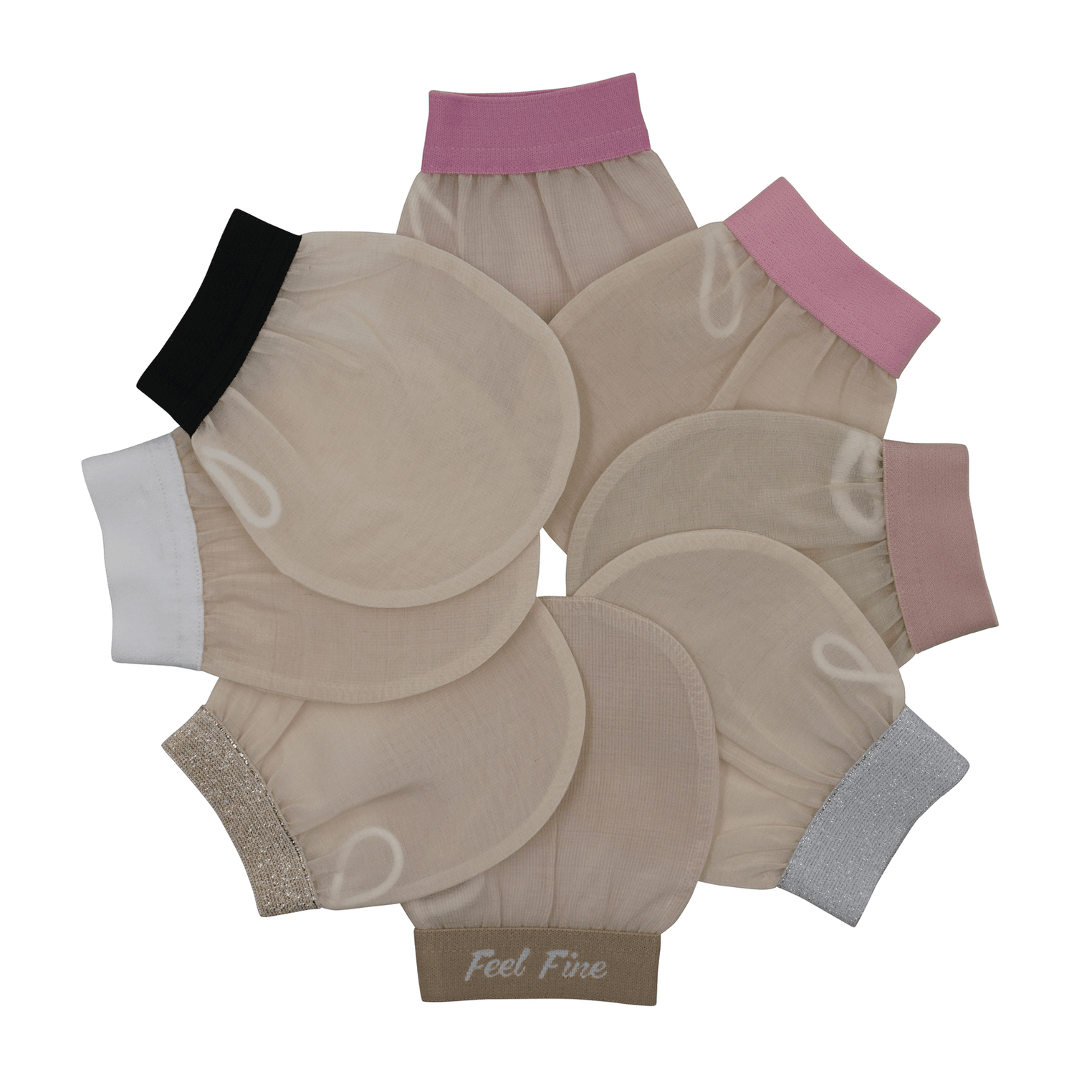 Silk Exfoliating Face Glove Ð 100% Raw Turkish Cocoon (For Face Only) | Feel Fine