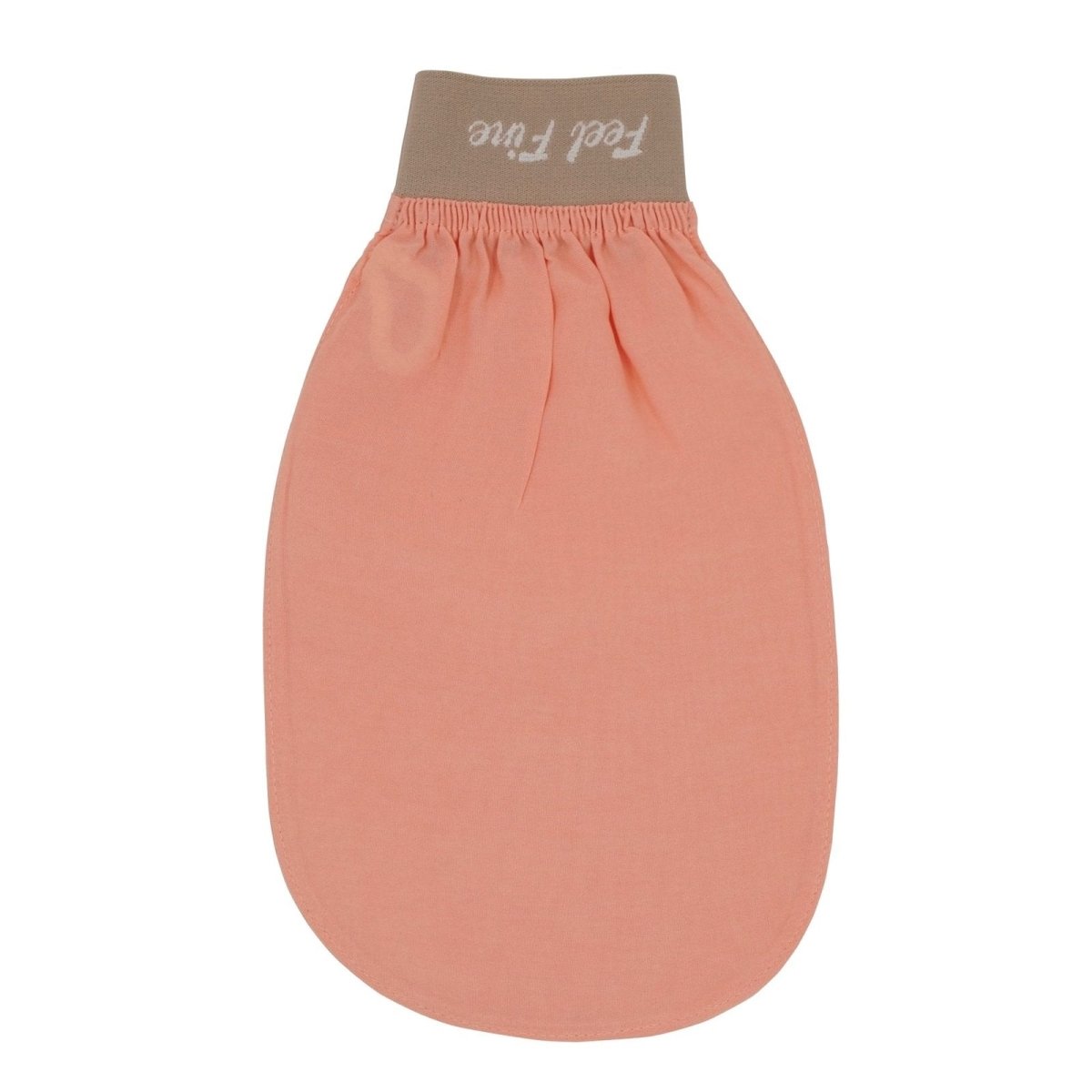 Turkish Exfoliating Gloves Ð Natural Plant Silk Kese (Salmon Pink) | Feel Fine - Mahukaa