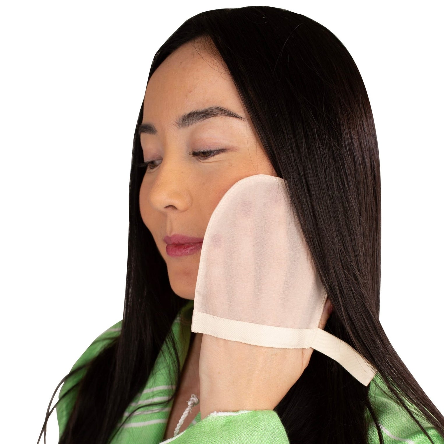 Silk Exfoliating Face Mitt Ð 100% Raw Turkish Cocoon Silk (For Face Only) | Feel Fine
