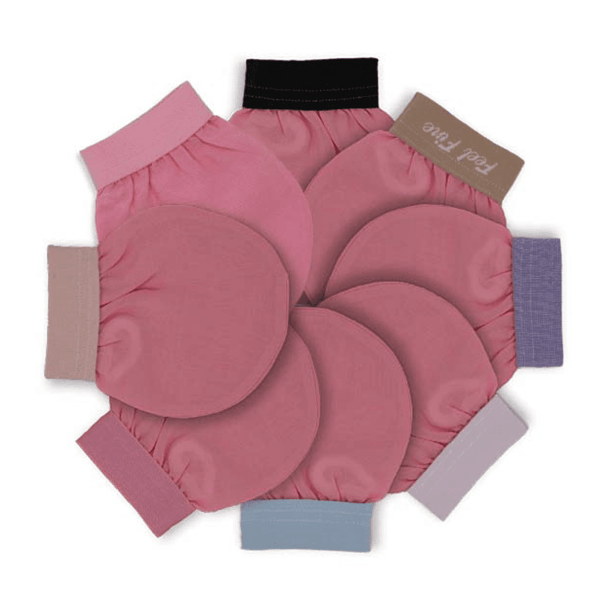 Turkish Exfoliating Face Mitt Ð Natural Plant Silk (Candy Pink) | Feel Fine - Mahukaa